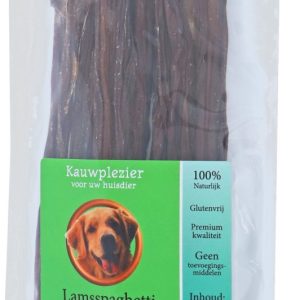 Boon Natuurlijke Snack lam, lamsspaghetti 15 cm, zak a 50 gram