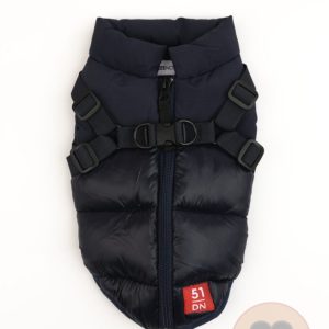 51 DN – Hondenjas National Harness Coat – Dark Blue
