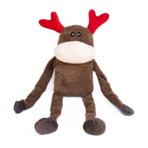 ZippyPaws kerst Rendier Hondenspeelgoed Jumbo – Knisper & Piepend